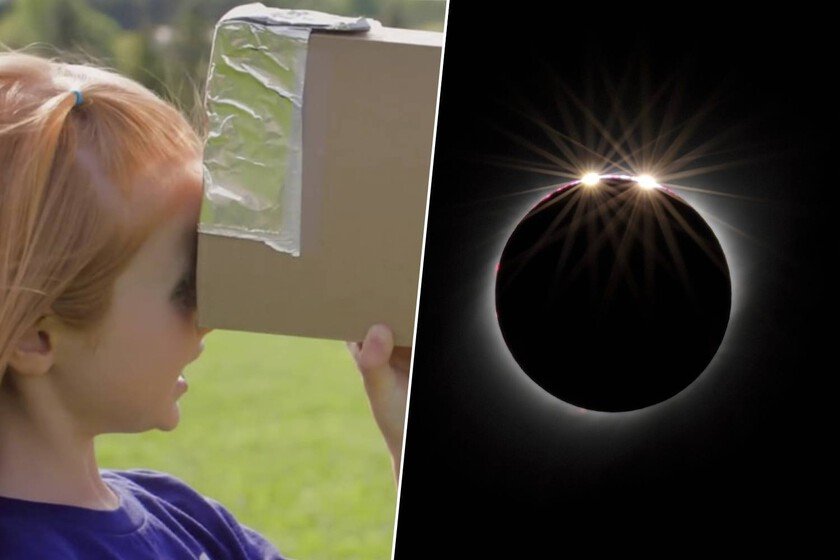 Crea tus propias gafas para el eclipse solar con cartón y papel aluminio