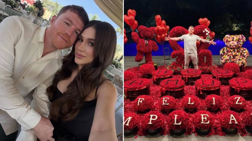 Fernanda Gómez comparte el amor por regalo de 'El Canelo' en su cumpleaños