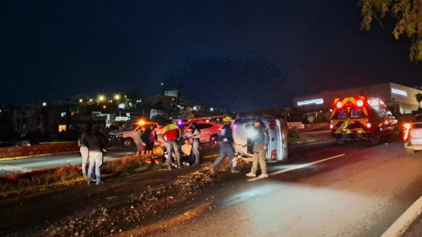 Guanajuato Capital: Accidente en Bulevar Pozuelos afecta la movilidad