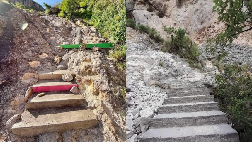 Guanajuato Capital: Nueva escalera en La Bufa mejora la seguridad turística