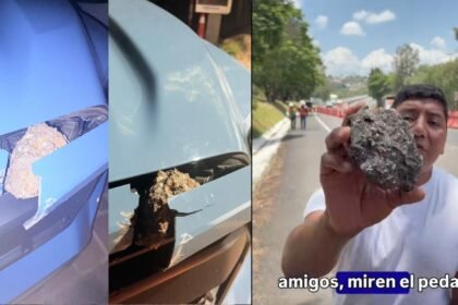 Guanajuato Capital: Preocupación por piedras en la carretera Guanajuato-Silao