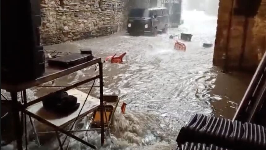 León, Gto.: Inundaciones causan cancelación del Fan Fest por el partido México-Inglaterra