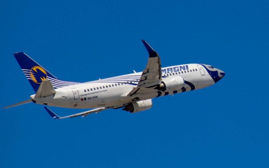 México: Revocan certificado aéreo de Magnicharters, afecta a pasajeros