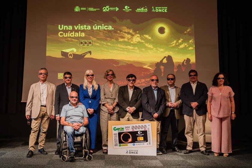 ONCE y Ministerio de Ciencia regalan 2 millones de gafas para el eclipse