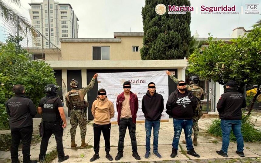 Seis presuntos miembros de Los Deltas detenidos en Zapopan, México