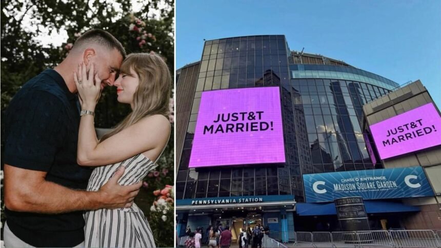 Taylor Swift y Travis Kelce comparten su amor en íntima boda