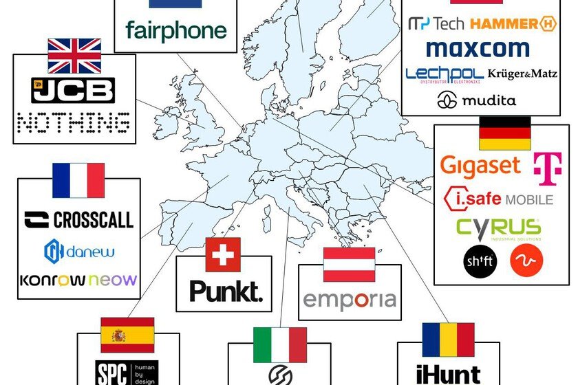 24 fabricantes de móviles en Europa: quiénes son y cómo están sobrevivieron