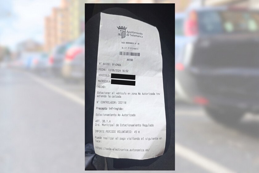 AEPD multa en Salamanca a autor de multas falsas en coches