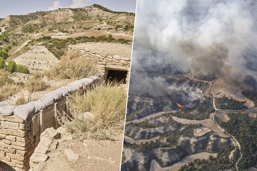 Descubre las impresionantes trincheras y cuevas de la Guerra Civil