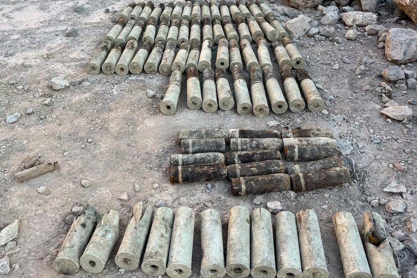 Descubren 544 kilos de proyectiles de la Guerra Civil en Castellón