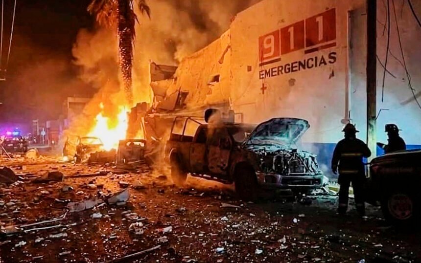 Explosión de coche bomba en Ojocaliente, Zacatecas, hiere a siete personas