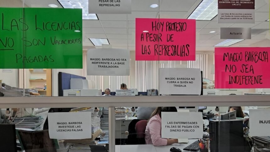 Guanajuato Capital: Empleados alzan la voz por justicia y equidad