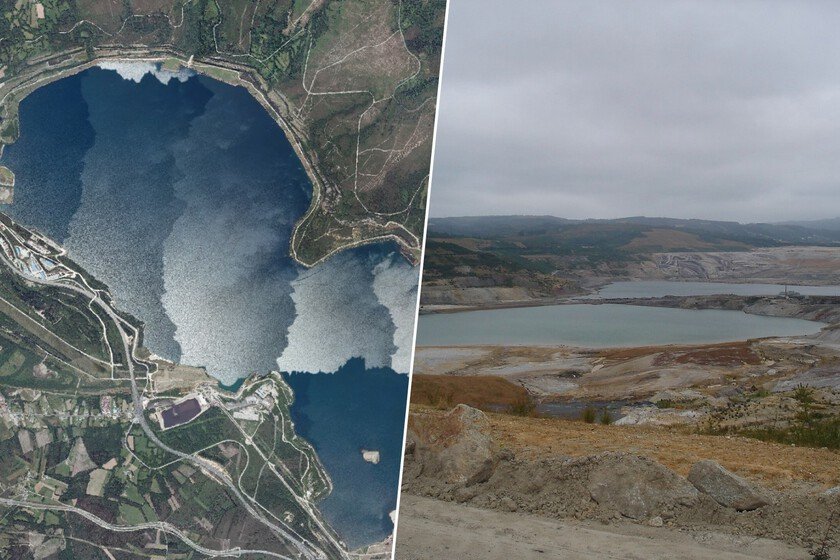 Lago artificial en España: de mina de carbón a atractivo turístico