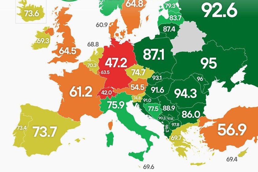 Mapa de la vivienda en propiedad: historia de las dos Europas