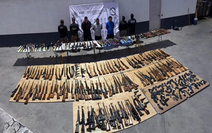 México: Capturan en Nuevo León 210 armas de Texas para criminales