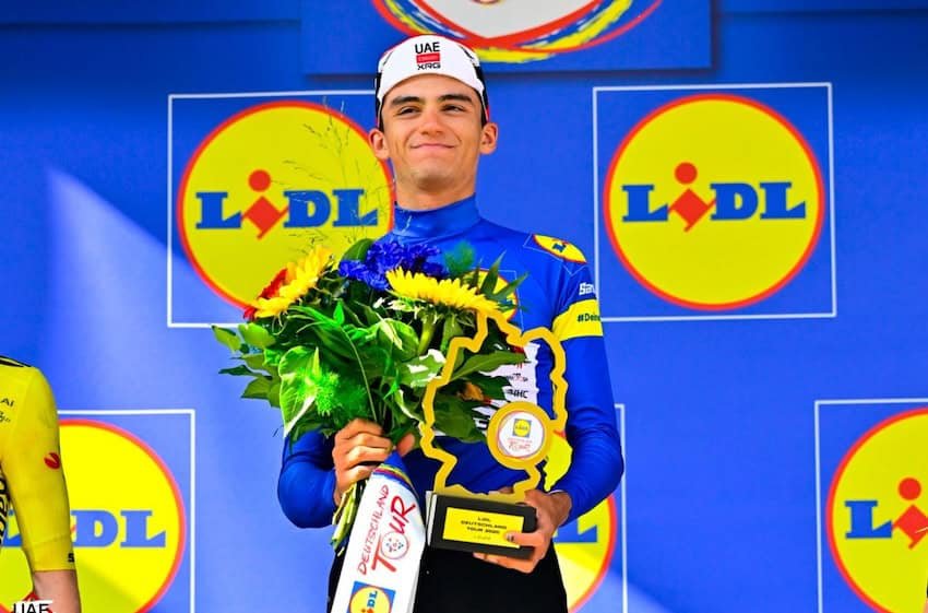 Mexico's Isaac del Toro Celebrates First Victory in Tour of Germany