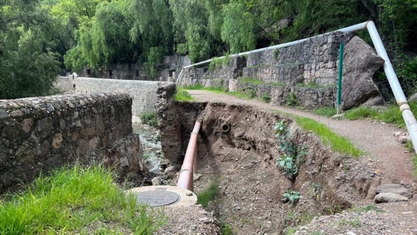 Rehabilitación del camino Antiguo de Marfil en Guanajuato Capital