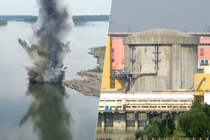 Rumanía utiliza explosivos para mantener su central nuclear en plena sequía