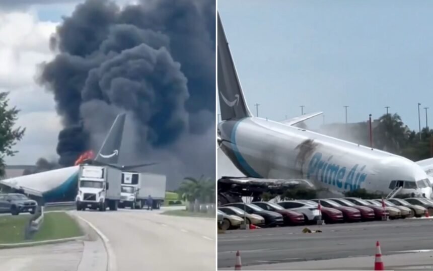 Amazon: Avión de carga se estrella en Miami, impacta operaciones en México