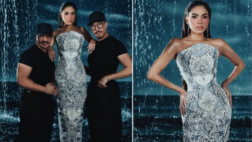 Galilea Montijo rinde homenaje a Dolores Hidalgo en su nuevo vestido