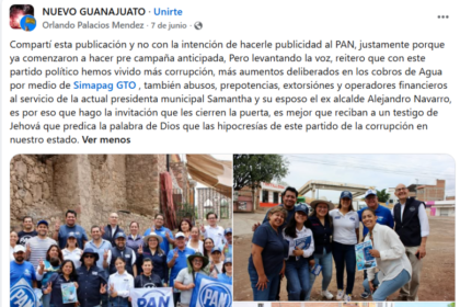 Guanajuato Capital invita a denunciar actos anticipados de campaña