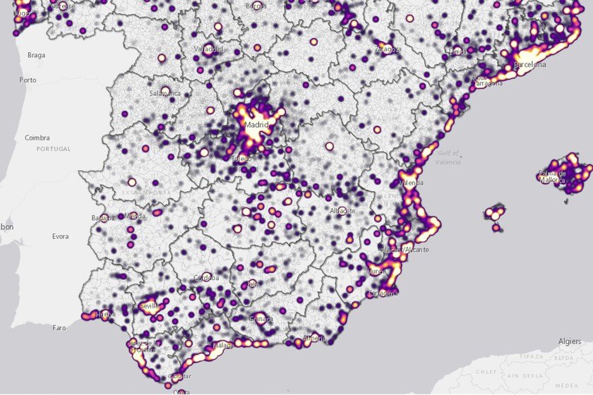 Mapa revela la cantidad real de bares en España y sus mitos