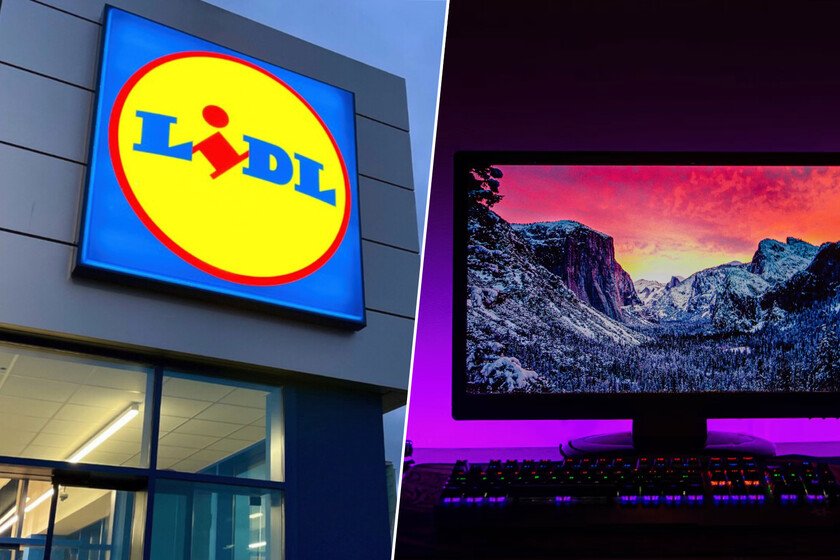 Monitor gaming 24" 1080p en Lidl: 180 Hz a un gran precio