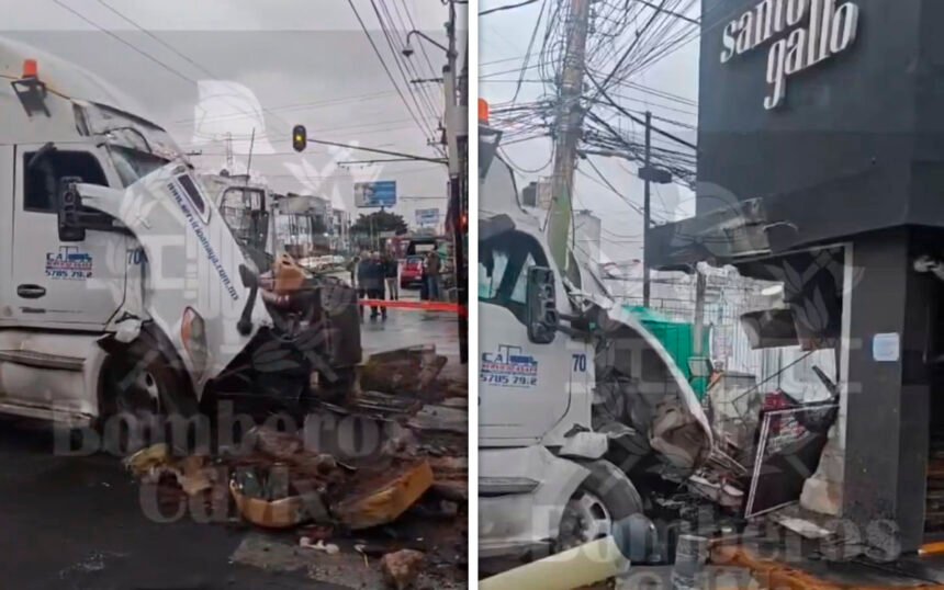 Accidente en Iztapalapa: Pipa de agua daña comercio sin heridos en México