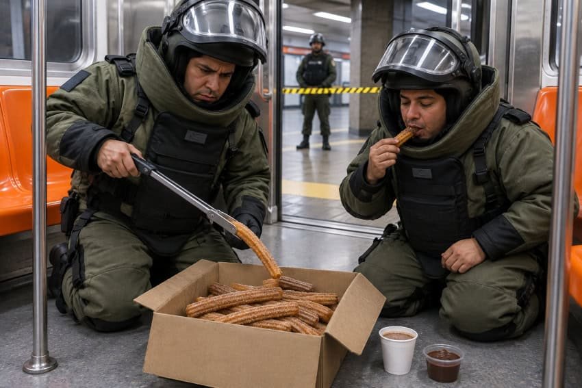 Bomb Squad Ensures Safety of Mexico City Metro Passengers