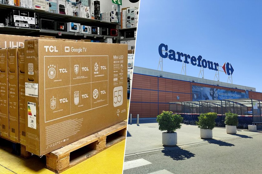 Carrefour ofrece increíble descuento en smart TV QLED de 55" con Google TV
