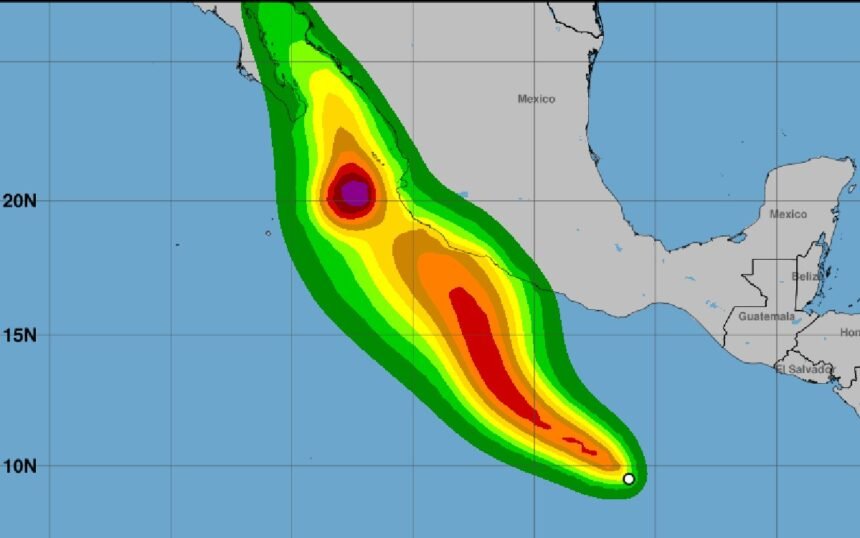 Ciclón en el Pacífico: México se prepara para un fuerte huracán
