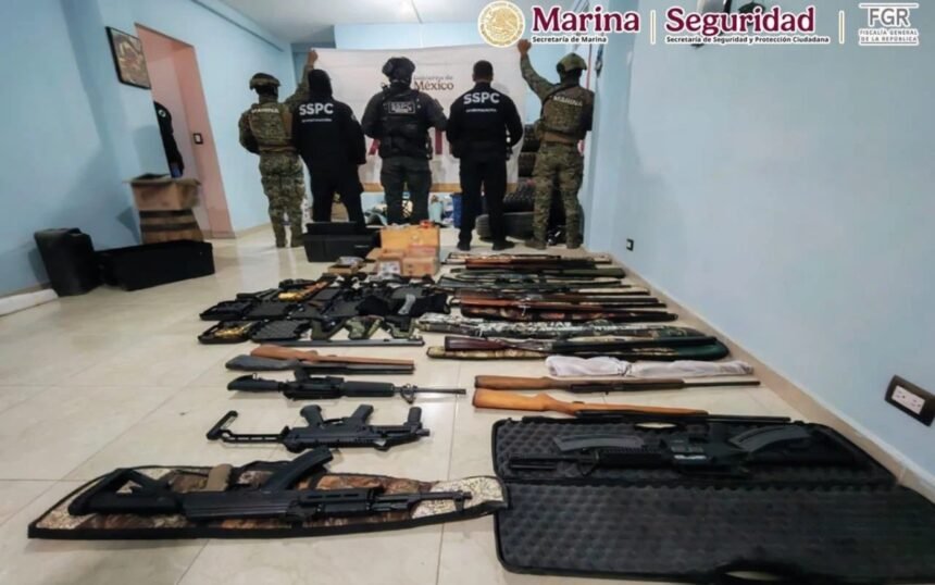 Desarticulan en México un grupo que fabricaba armas artesanales en el estado