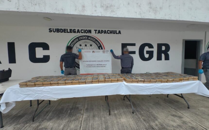 México: 171 kilos de cocaína decomisados en camión de Chiapas