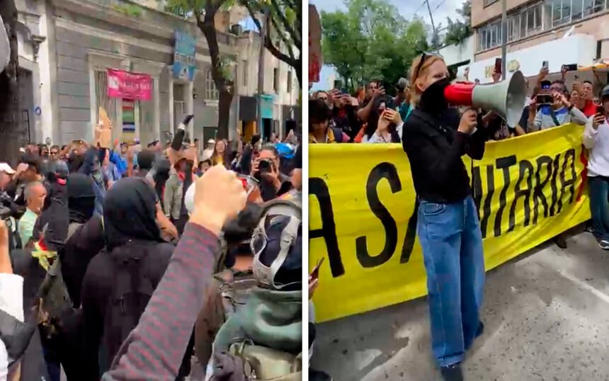México: Detonación de explosivos interrumpe marcha por el agua en Jalisco