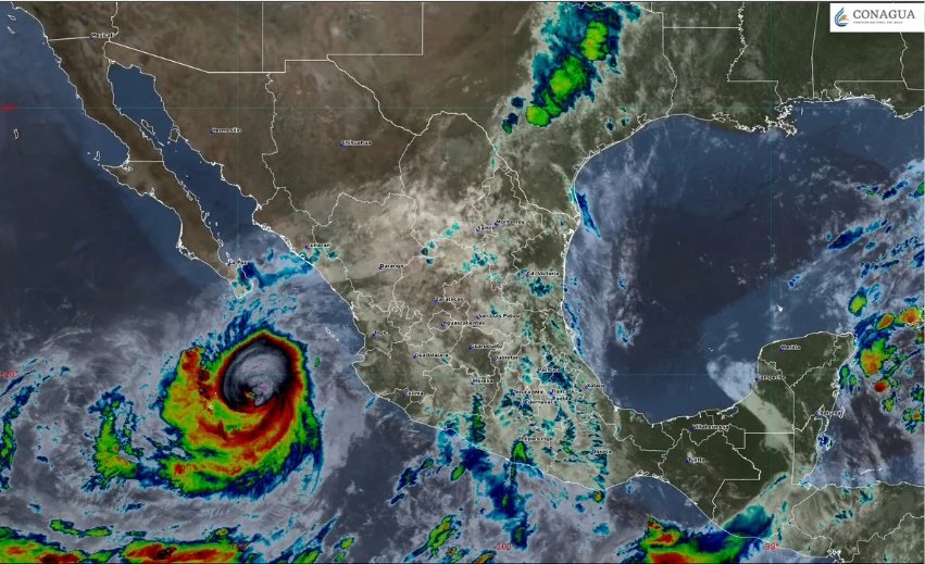 Mexico Faces Heavy Rain from Hurricane Rachel and Cold Front