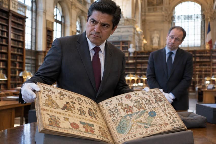 Mexico Urges France to Return Historic Book Borrowed 166 Years Ago
