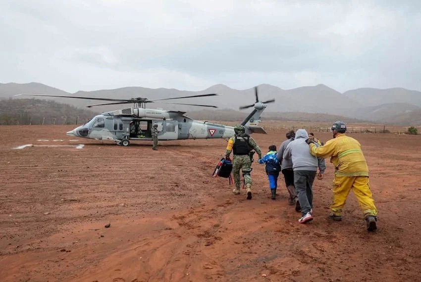Mexico's Army Saves 32 Lives Amid Ensenada Floods and Landslides