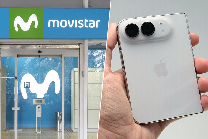 Movistar facilita la compra del iPhone plegable de 2 TB